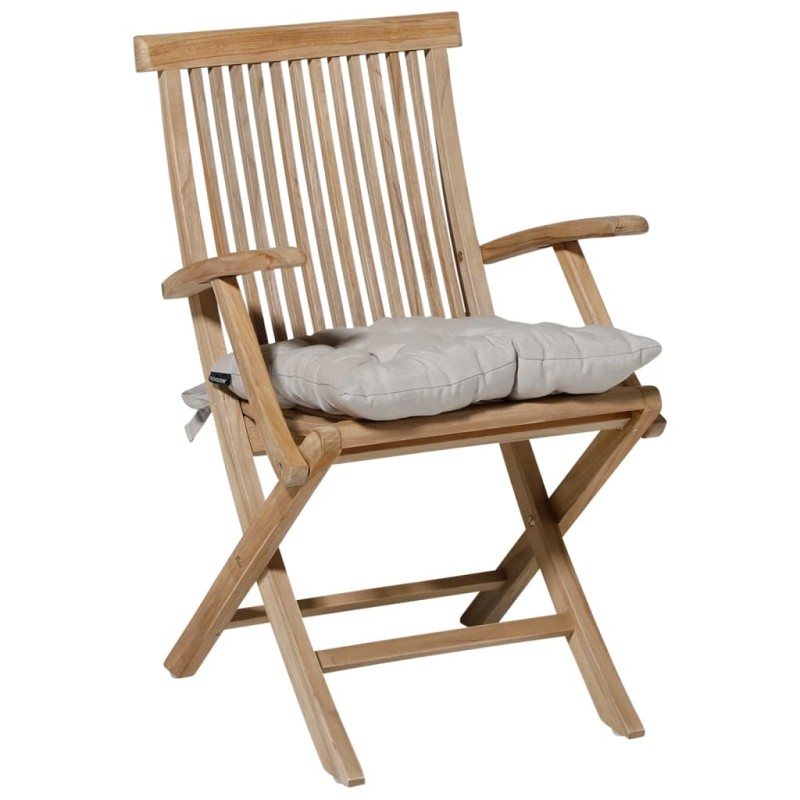 Madison Cojín para asiento Panama 46x46 cm beige claro Madison Cojín para asiento Panama 46x46 cm beige claro