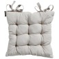 Madison Cojín para asiento Panama 46x46 cm beige claro Madison Cojín para asiento Panama 46x46 cm beige claro