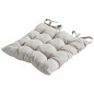 Madison Cojín para asiento Panama 46x46 cm beige claro Madison Cojín para asiento Panama 46x46 cm beige claro