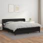 vidaXL Cama box spring con colchón cuero sintético negro 180x200 cm vidaXL Cama box spring con colchón cuero sintético negro 180x200 cm