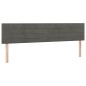vidaXL Cama box spring con colchón terciopelo gris oscuro 200x200 cm vidaXL Cama box spring con colchón terciopelo gris oscuro 200x200 cm