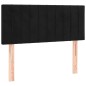 vidaXL Cama box spring con colchón terciopelo negro 90x200 cm vidaXL Cama box spring con colchón terciopelo negro 90x200 cm