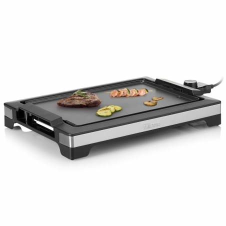 Tristar Plancha eléctrica de cocina 2000 W negra 37x25 cm