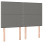 vidaXL Cama box spring con colchón tela gris oscuro 160x200 cm
