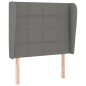 vidaXL Cama box spring con colchón tela gris oscuro 90x190 cm vidaXL Cama box spring con colchón tela gris oscuro 90x190 cm
