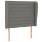 vidaXL Cama box spring con colchón tela gris oscuro 80x200 cm vidaXL Cama box spring con colchón tela gris oscuro 80x200 cm