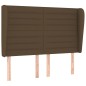 vidaXL Cama box spring con colchón tela marrón oscuro 140x200 cm vidaXL Cama box spring con colchón tela marrón oscuro 140x200 cm