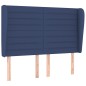 vidaXL Cama box spring con colchón tela azul 140x190 cm vidaXL Cama box spring con colchón tela azul 140x190 cm