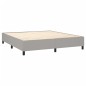 vidaXL Cama box spring con colchón tela gris claro 160x200 cm vidaXL Cama box spring con colchón tela gris claro 160x200 cm