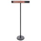 Sunred Calefactor pie Royal Diamond Dark oro rosa carbono negro 2500 W Sunred Calefactor pie Royal Diamond Dark oro rosa carbono negro 2500 W