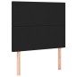 vidaXL Cama box spring con colchón cuero sintético negro 90x190 cm vidaXL Cama box spring con colchón cuero sintético negro 90x190 cm