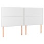 vidaXL Cama box spring con colchón cuero sintético blanco 200x200 cm vidaXL Cama box spring con colchón cuero sintético blanco 200x200 cm