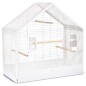 Beeztees Jaula de pájaros Yara metal blanca 71x35x70 cm Beeztees Jaula de pájaros Yara metal blanca 71x35x70 cm