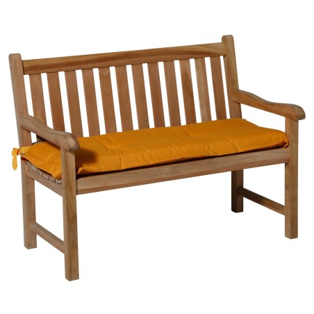 Madison Cojín para banco Panama dorado brillo 150x48 cm