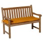 Madison Cojín para banco Panama dorado brillo 150x48 cm Madison Cojín para banco Panama dorado brillo 150x48 cm