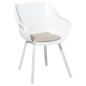 Madison Cojín para silla de comedor Panama lino blanco 40x40 cm Madison Cojín para silla de comedor Panama lino blanco 40x40 cm