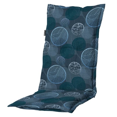 Madison Cojín para silla con respaldo alto Circle azul 123x50 cm 
