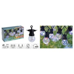 ProGarden Luces LED de jardín para fiestas con 50 lámparas multicolor