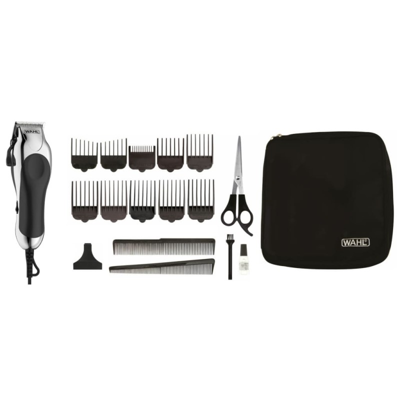 Wahl Maquinilla del pelo 18 piezas Chrome Pro Wahl Maquinilla del pelo 18 piezas Chrome Pro