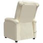 vidaXL Sillón de masaje eléctrico cuero sintético blanco vidaXL Sillón de masaje eléctrico cuero sintético blanco