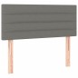 vidaXL Cama box spring con colchón tela gris oscuro 100x200 cm vidaXL Cama box spring con colchón tela gris oscuro 100x200 cm