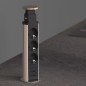 SCHÜTTE Regleta de 3 enchufes de forma integrada E1 negro SCHÜTTE Regleta de 3 enchufes de forma integrada E1 negro