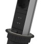 SCHÜTTE Regleta de 3 enchufes de forma integrada E1 negro SCHÜTTE Regleta de 3 enchufes de forma integrada E1 negro