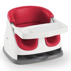 Ingenuity Asiento elevador para bebé 2 en 1 asiento rojo amapola