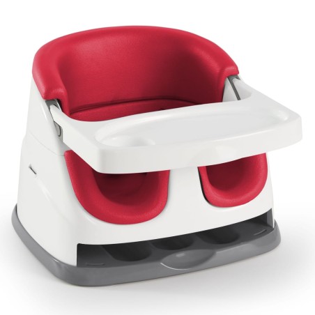 Ingenuity Asiento elevador para bebé 2 en 1 asiento rojo amapola