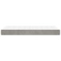 vidaXL Colchón de muelles ensacados terciopelo gris claro 90x200x20 cm vidaXL Colchón de muelles ensacados terciopelo gris claro 90x200x20 cm