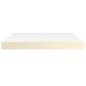 vidaXL Colchón de muelles ensacados cuero sintético crema 180x200x20cm vidaXL Colchón de muelles ensacados cuero sintético crema 180x200x20cm