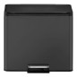 EKO Cubo de basura de pedal Essential 20+9 L negro EKO Cubo de basura de pedal Essential 20+9 L negro
