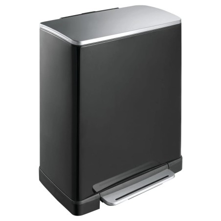 EKO Cubo de pedal E-Cube 50 L negro mate