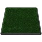 vidaXL Inodoro mascotas con bandeja césped artificial verde 76x51x3 cm vidaXL Inodoro mascotas con bandeja césped artificial verde 76x51x3 cm