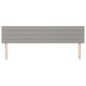 vidaXL Cabeceros 2 unidades de tela gris claro 80x5x78/88 cm vidaXL Cabeceros 2 unidades de tela gris claro 80x5x78/88 cm