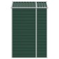 vidaXL Cobertizo de jardín acero galvanizado verde 191x130x198 cm