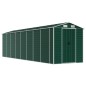 vidaXL Cobertizo de jardín acero galvanizado verde 191x725x198 cm vidaXL Cobertizo de jardín acero galvanizado verde 191x725x198 cm