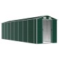 vidaXL Cobertizo de jardín acero galvanizado verde 191x725x198 cm vidaXL Cobertizo de jardín acero galvanizado verde 191x725x198 cm