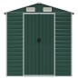 vidaXL Cobertizo de jardín acero galvanizado verde 191x300x198 cm vidaXL Cobertizo de jardín acero galvanizado verde 191x300x198 cm