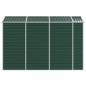vidaXL Cobertizo de jardín acero galvanizado verde 191x300x198 cm vidaXL Cobertizo de jardín acero galvanizado verde 191x300x198 cm