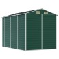 vidaXL Cobertizo de jardín acero galvanizado verde 191x300x198 cm vidaXL Cobertizo de jardín acero galvanizado verde 191x300x198 cm