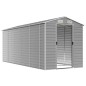 vidaXL Cobertizo de jardín acero galvanizado gris claro 191x470x198 cm vidaXL Cobertizo de jardín acero galvanizado gris claro 191x470x198 cm
