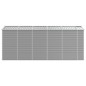 vidaXL Cobertizo de jardín acero galvanizado gris claro 191x470x198 cm vidaXL Cobertizo de jardín acero galvanizado gris claro 191x470x198 cm