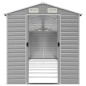 vidaXL Cobertizo de jardín acero galvanizado gris claro 191x810x198 cm vidaXL Cobertizo de jardín acero galvanizado gris claro 191x810x198 cm