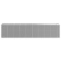 vidaXL Cobertizo de jardín acero galvanizado gris claro 191x810x198 cm vidaXL Cobertizo de jardín acero galvanizado gris claro 191x810x198 cm