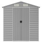 vidaXL Cobertizo de jardín acero galvanizado gris claro 191x980x198 cm