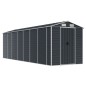 vidaXL Cobertizo de jardín acero galvanizado antracita 191x640x198 cm vidaXL Cobertizo de jardín acero galvanizado antracita 191x640x198 cm