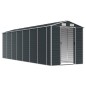 vidaXL Cobertizo de jardín acero galvanizado antracita 191x640x198 cm vidaXL Cobertizo de jardín acero galvanizado antracita 191x640x198 cm