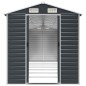vidaXL Cobertizo de jardín acero galvanizado antracita 191x640x198 cm vidaXL Cobertizo de jardín acero galvanizado antracita 191x640x198 cm
