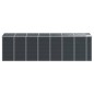 vidaXL Cobertizo de jardín acero galvanizado antracita 191x640x198 cm vidaXL Cobertizo de jardín acero galvanizado antracita 191x640x198 cm
